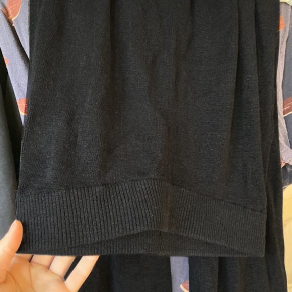 LF Markey 'Yuri' Linen Knit Jogger Blk S / 4 Lounge Fall *very Anthropologie COS - Picture 10 of 13